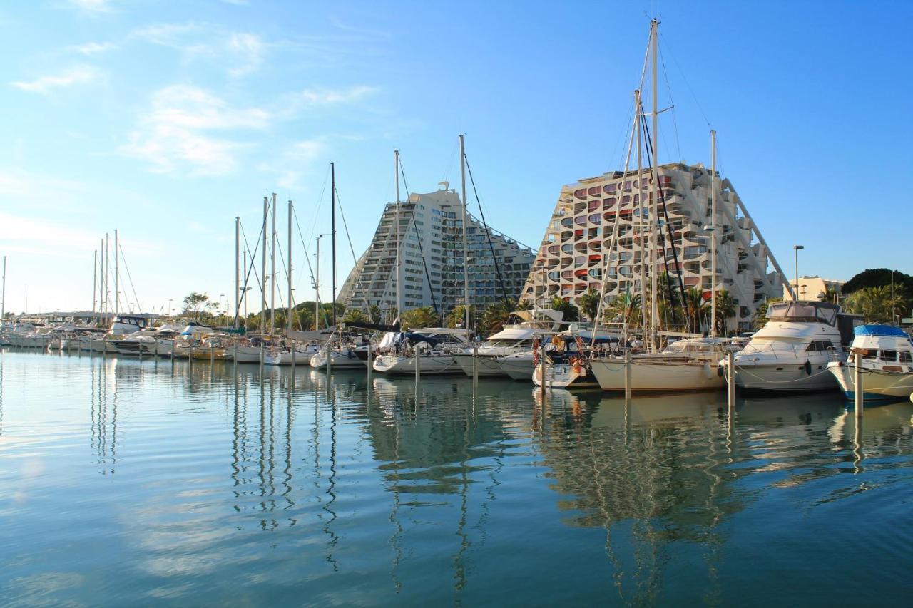 לה גרנד מוט Le Sunrise Vue Mer Acces Plage- Spacieux-2 Terrasses-Wifi - Confort -Top Pros Servicesconciergerielagrandemotte מראה חיצוני תמונה